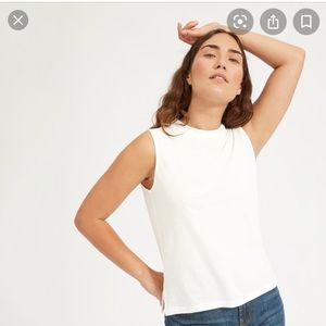 EVERLANE white muscle tank